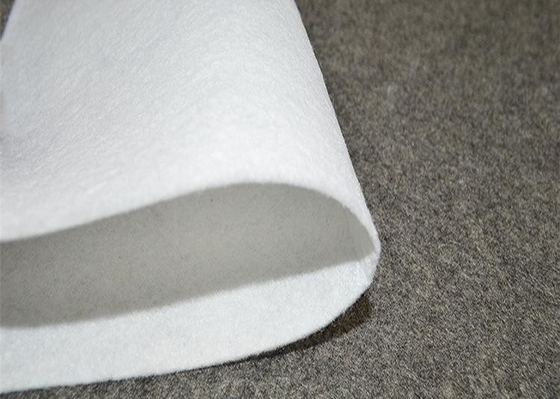 acheter La fibre de polyester l'aiguille que blanche poinçonnent le tissu senti non-tissé a adapté la largeur aux besoins du client de l'épaisseur 10-320cm online manufacture