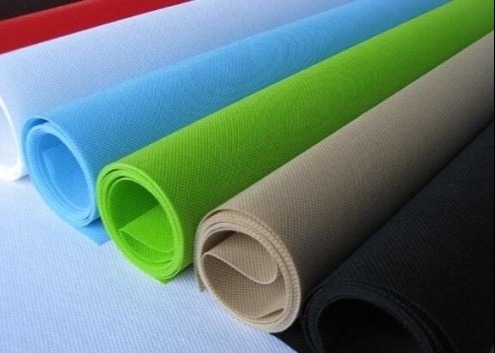 acheter Tissu non tissé en PET de couleur bleue avec motifs d'impression personnalisés online manufacture