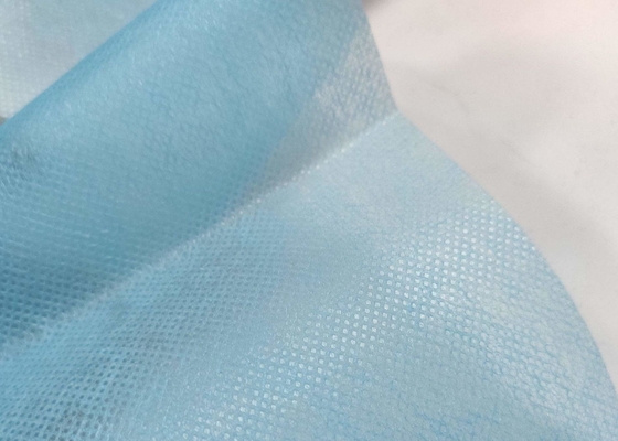 acheter Tissu non-tissé blanc bleu de polypropylène du tissu 100 de pp pour l'industrie d'hygiène d'hôpital online manufacture