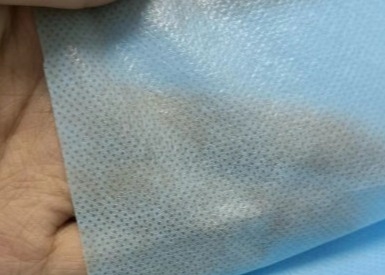 acheter Tissu non tissé laminé PP+PE pour vêtements isolants bleus jetables online manufacture