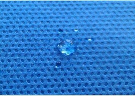 acheter Tissu non tissé SMS hydrophile en bleu pour vêtements de protection à usage unique 12-200GSM online manufacture
