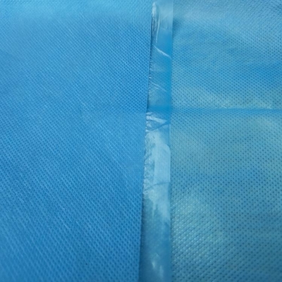 acheter Lit médical bleu blanc 25 gm de tissu + 15 gm de film stratifié non tissé online manufacture