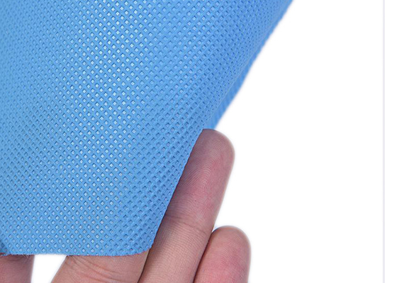 acheter Textile tissé médical du bleu SMMS SMS non de haute résistance pour le matériel de robe chirurgicale d'hôpital online manufacture