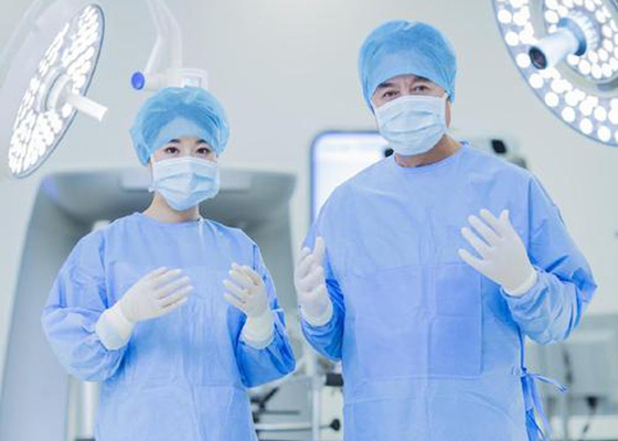 acheter Nonwoven de haute qualité matériel de polypropylène de vierge de 100% pour le chapeau chirurgical, masque, robe online manufacture