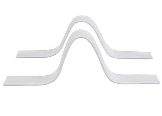 acheter Plein fil noir blanc non tissé PP/PE de pont de nez de fil de nez de masque protecteur de plastique online manufacture