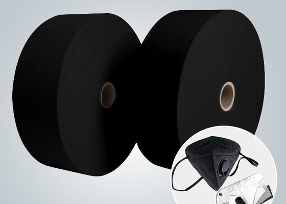 acheter Tissu non-tissé noir 30GSM de Meltblown pour les masques protecteurs noirs N95 KF94 online manufacture