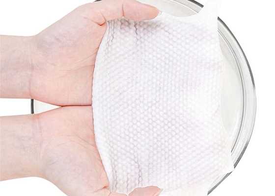 acheter Couleur 100% blanche adaptée aux besoins du client par largeur non-tissée de tissu de Tencel Spunlace pour essuyer le tissu online manufacture