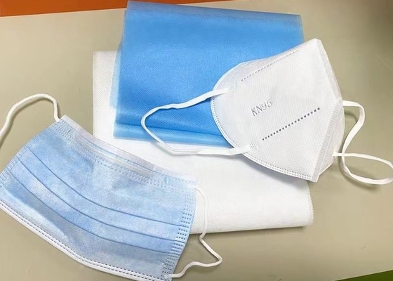 acheter Le tissu non-tissé 100% de Spunlace de masque protecteur a modifié le matériel de fibre pour les cosmétiques/tissu humide online manufacture
