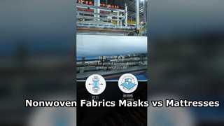 Différences essentielles entre le tissu non tissé pour masque et le tissu à ressorts ensachés pour matelas