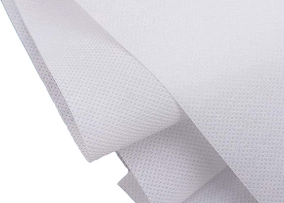 White 100% PP Non Woven Geotextile 10 - 320cm Width For Engineering Purposes