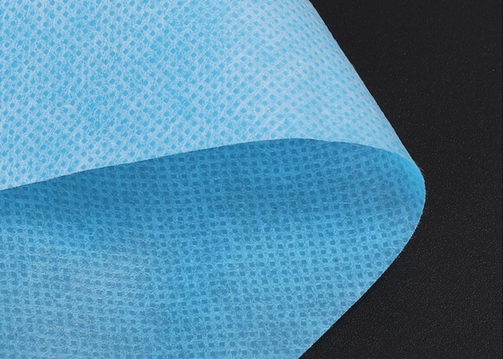 PE Film Laminated Nonwoven Fabric Waterproof Anti Static For Disposable Protective Clothing