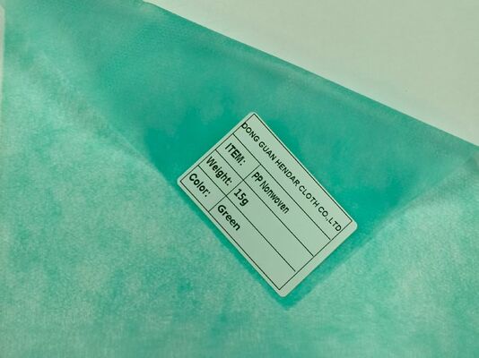 Produits hygiéniques en PP non tissés fournis par l'usine Rapport d'essai ISO900 2015 TDS pour masque et drap de lit